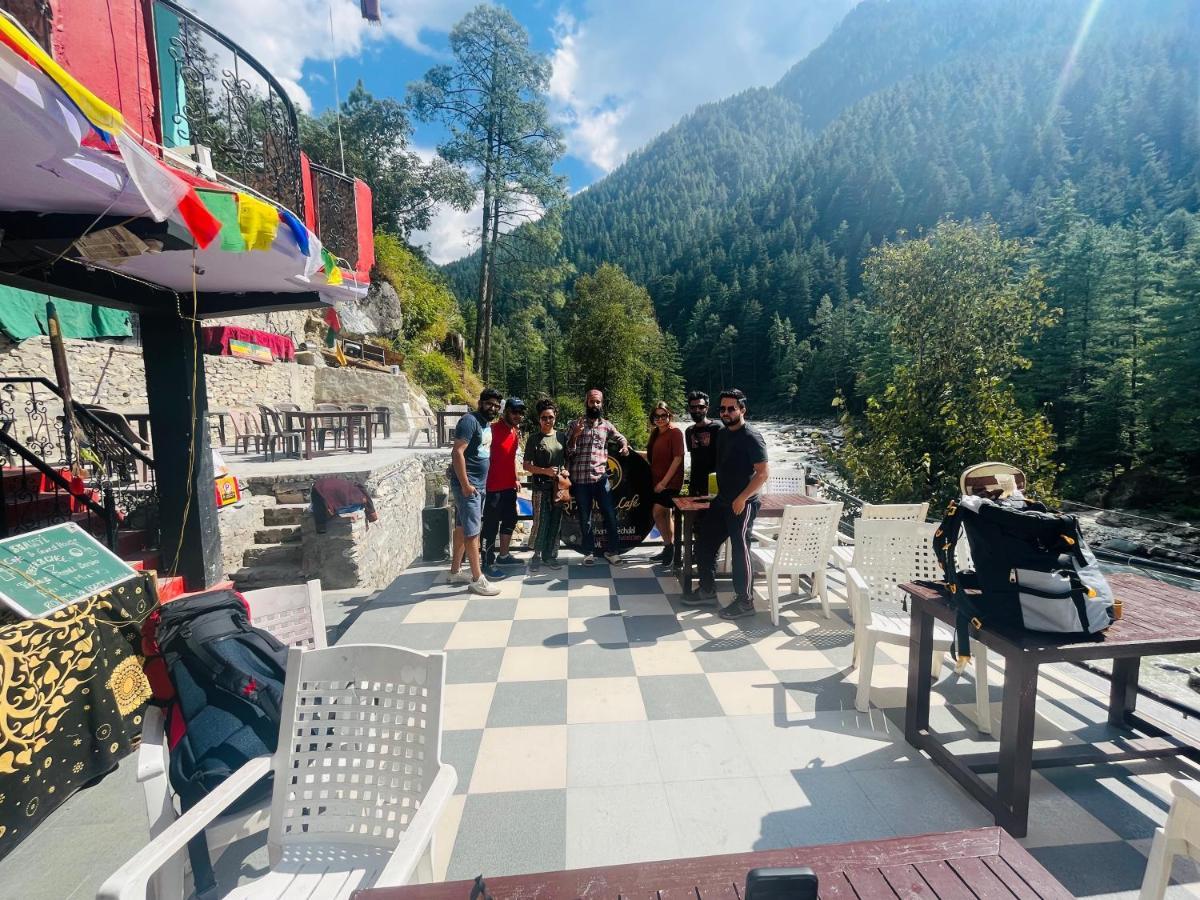 Shanti Cafe & Hostels Kasol Exterior foto